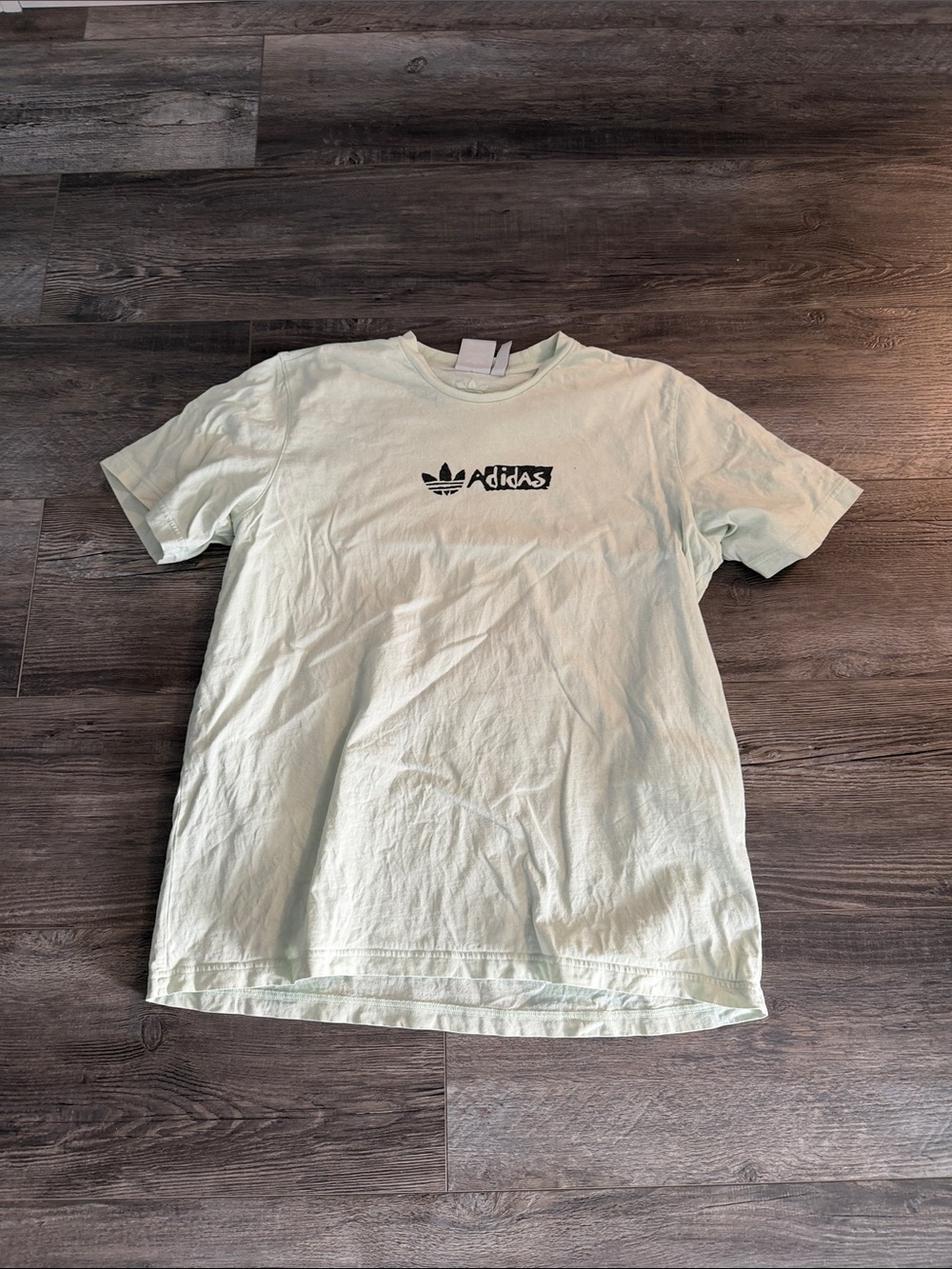 adidas Pale Mint Short-Sleeve Logo Tee